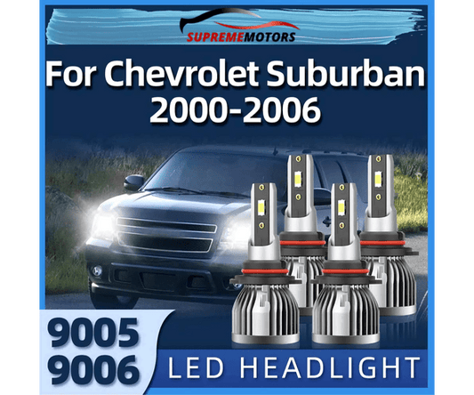 Chevy Suburban 2000-2006, 26000 Lumens, LED Headlight Bulb