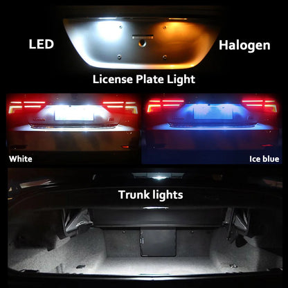 11Pc For Mitsubishi Eclipse Cross 2018 2019 2020 2021 2022 2023 LED Interior Dome Trunk Light License Plate Lamp Kit Accessories