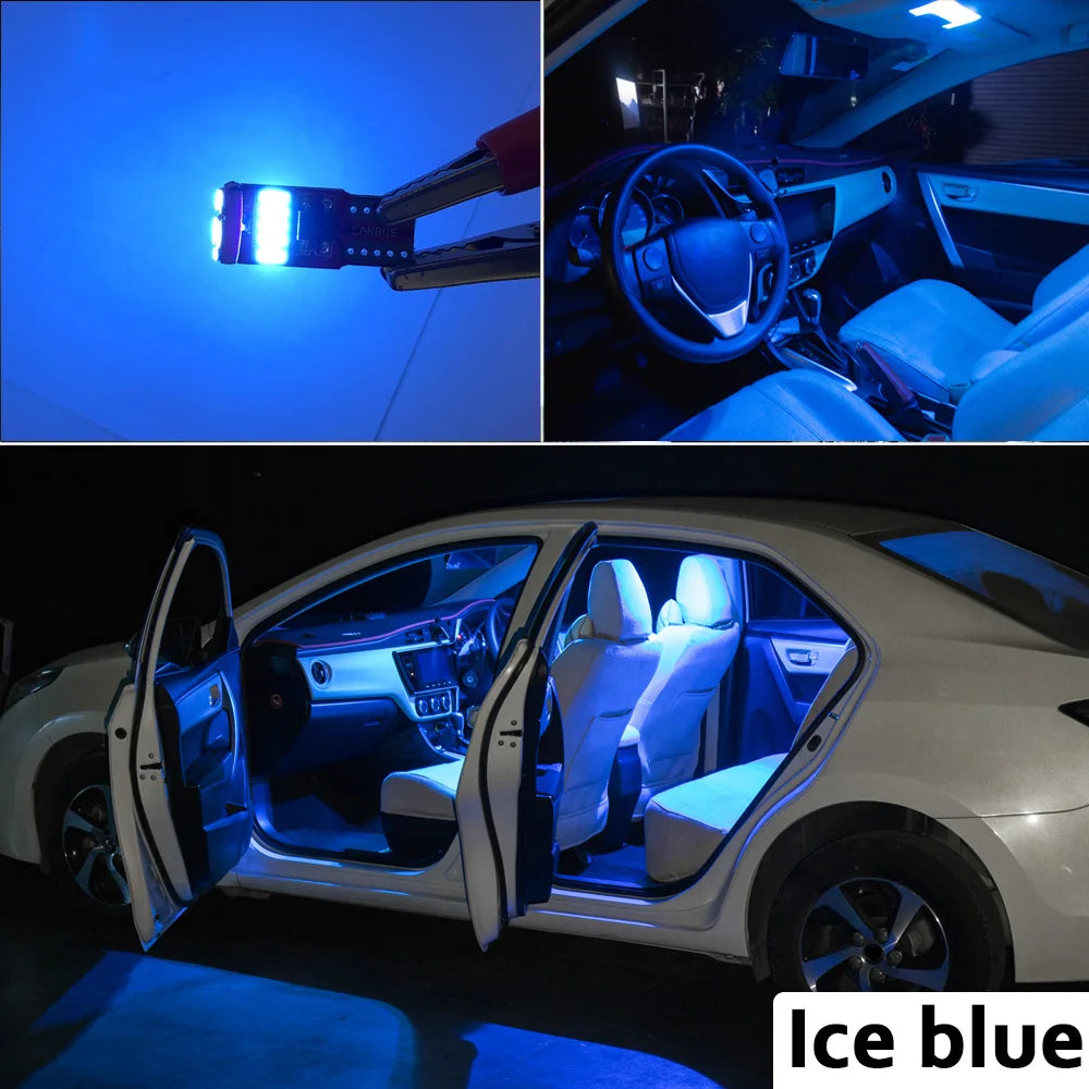 11Pc For Mitsubishi Eclipse Cross 2018 2019 2020 2021 2022 2023 LED Interior Dome Trunk Light License Plate Lamp Kit Accessories