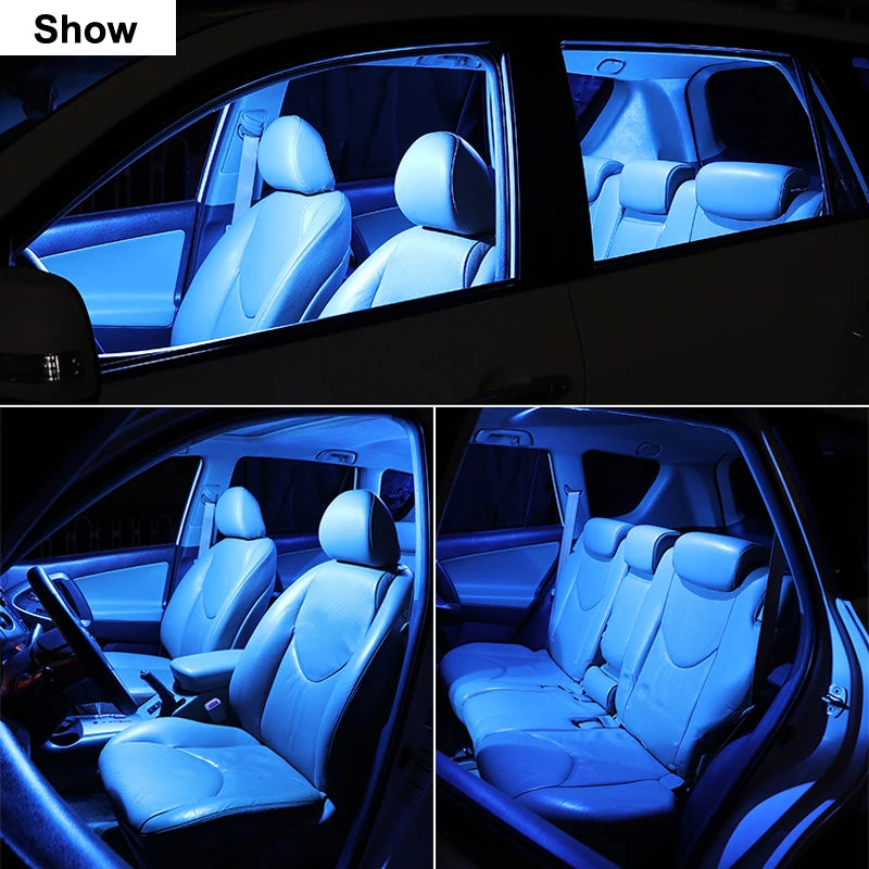 11Pcs LED Interior Light Bulb Kit For Skoda Kodiaq 2016 2017 2018 2019 2020 2021 Car LED Reading Dome Trunk Lamp Canbus No Error