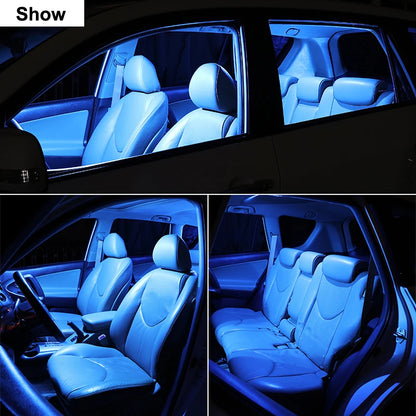 11Pcs LED Interior Light Bulb Kit For Skoda Kodiaq 2016 2017 2018 2019 2020 2021 Car LED Reading Dome Trunk Lamp Canbus No Error