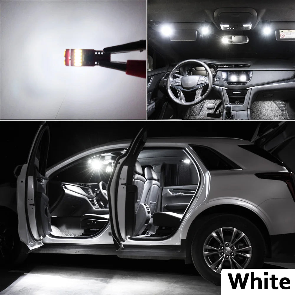 11Pc For Mitsubishi Eclipse Cross 2018 2019 2020 2021 2022 2023 LED Interior Dome Trunk Light License Plate Lamp Kit Accessories