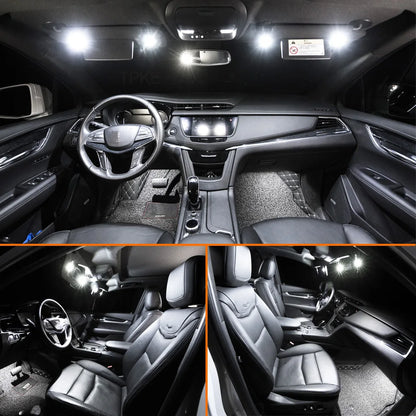 13Pcs LED Interior Dome Map Trunk Car Reading Bulbs Light Kit Canbus For Renault Koleos 2009 2010 2011 2012 2013 2014 2015 2016